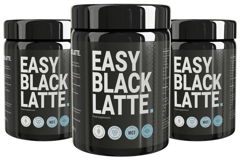 Easy Black Latte kawa z węglem aktywnym na odchudzanie